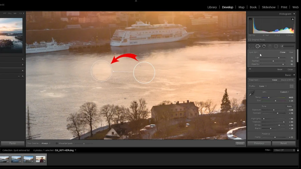 Tools for Removing Objects in Lightroom Step by Step Guide 3