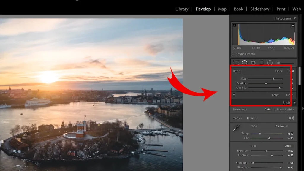 Tools for Removing Objects in Lightroom Step by Step Guide 4