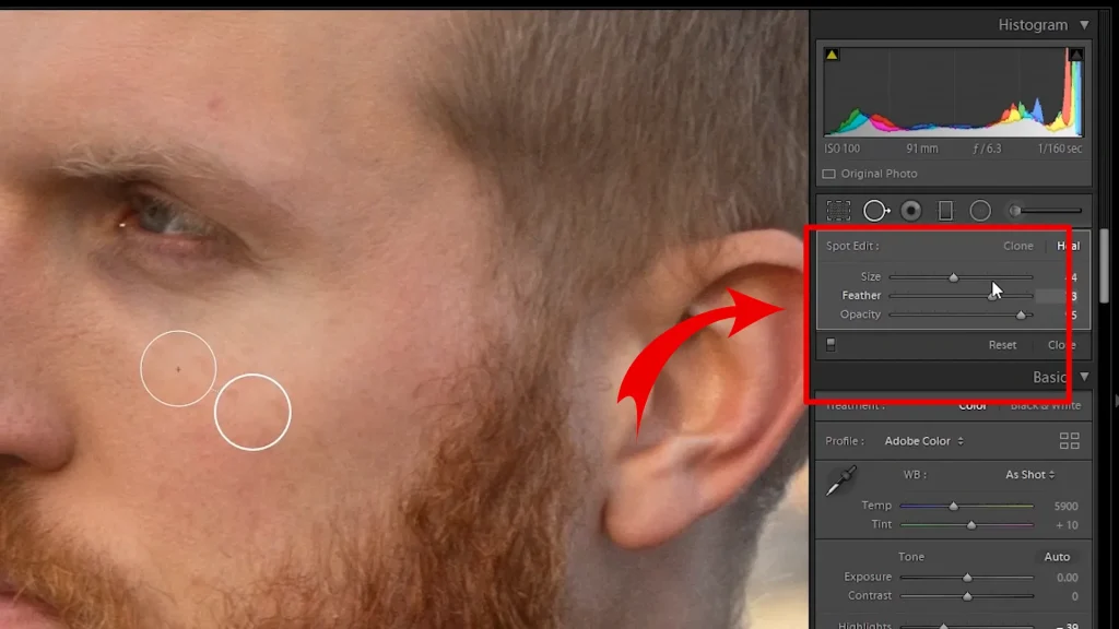Tools for Removing Objects in Lightroom Step by Step Guide 7